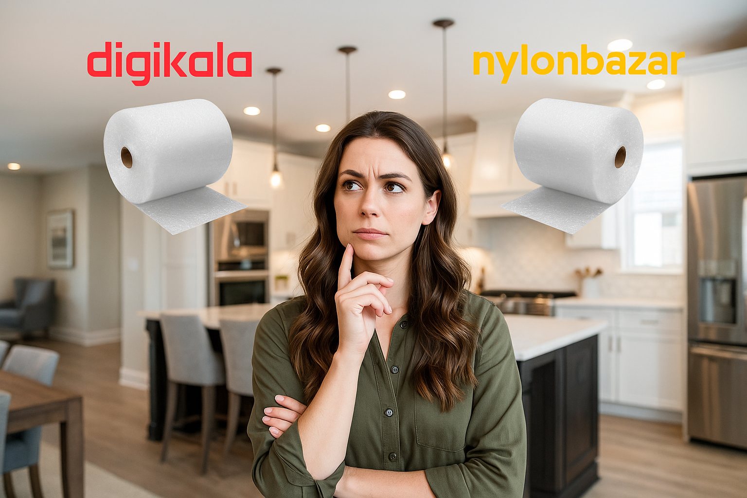 خرید نایلون حبابدار از دیجی کالا یا نایلون بازار