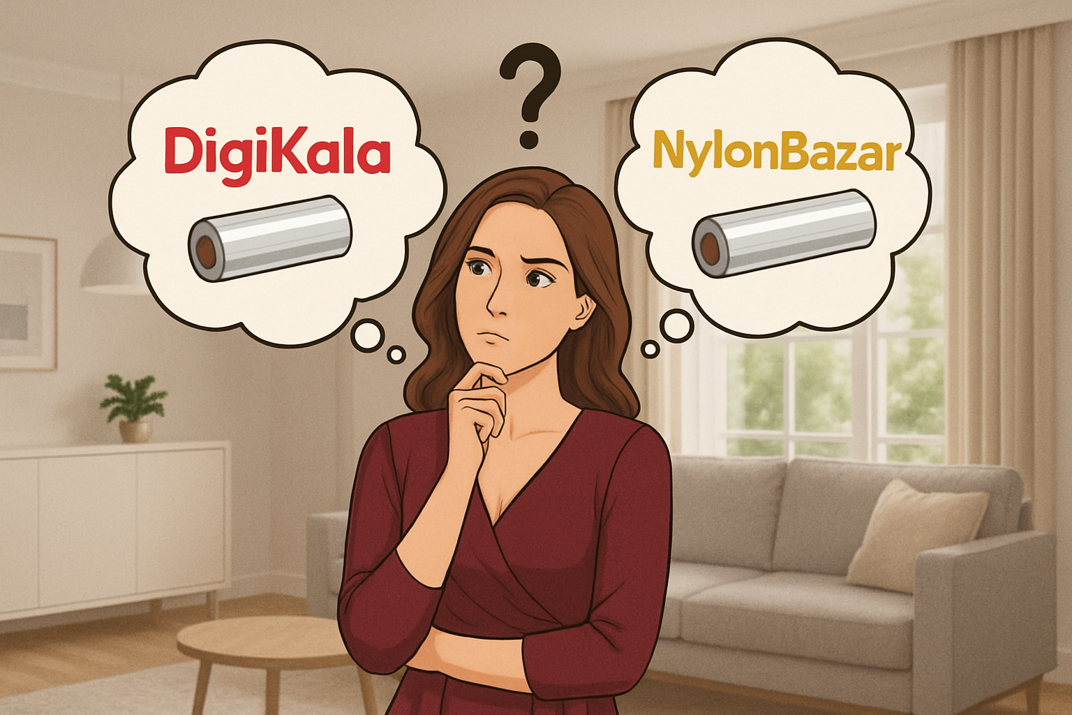 خرید سلفون بسته بندی از دیجی کالا یا نایلون بازار